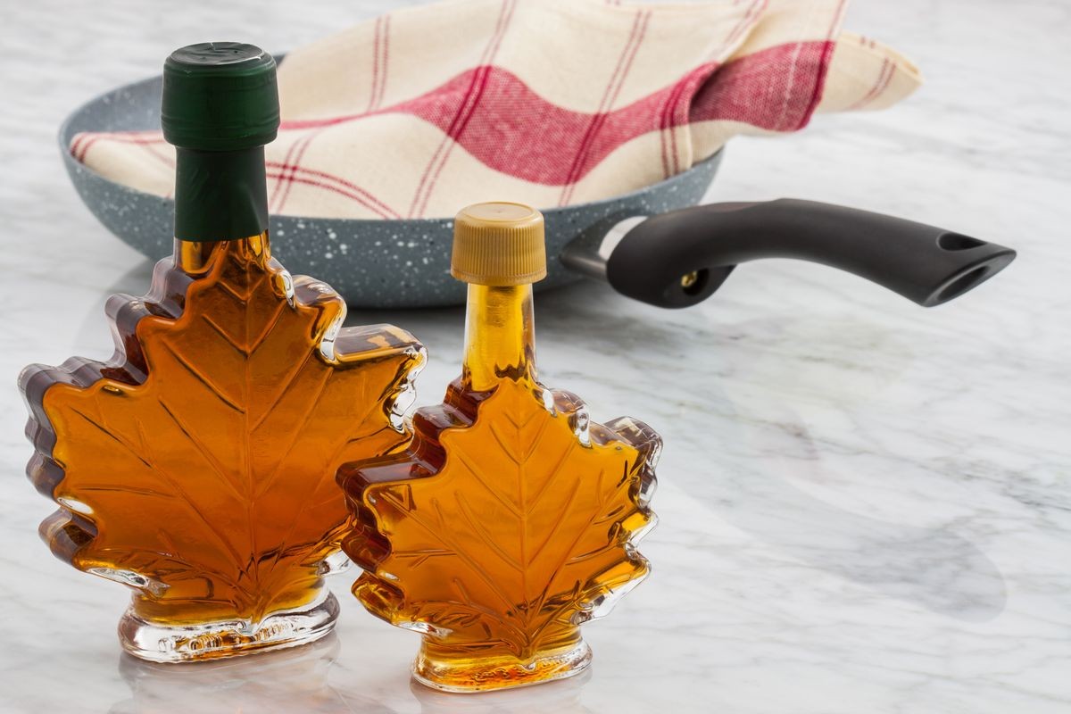 natural organic delicious maple syrup with a sweet delicate taste