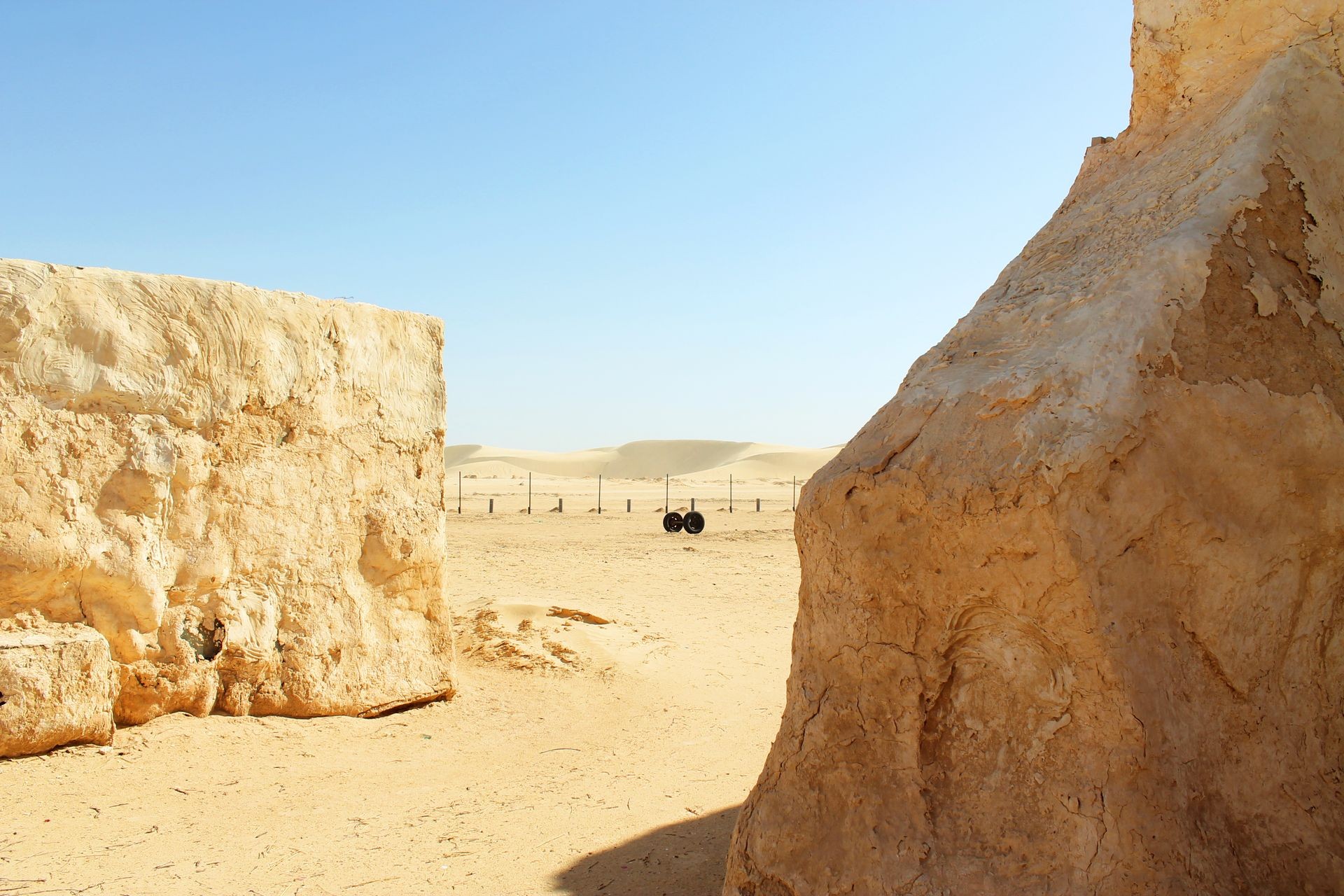 The place where the star wars in the Sahara Desert were taken, Tunisia