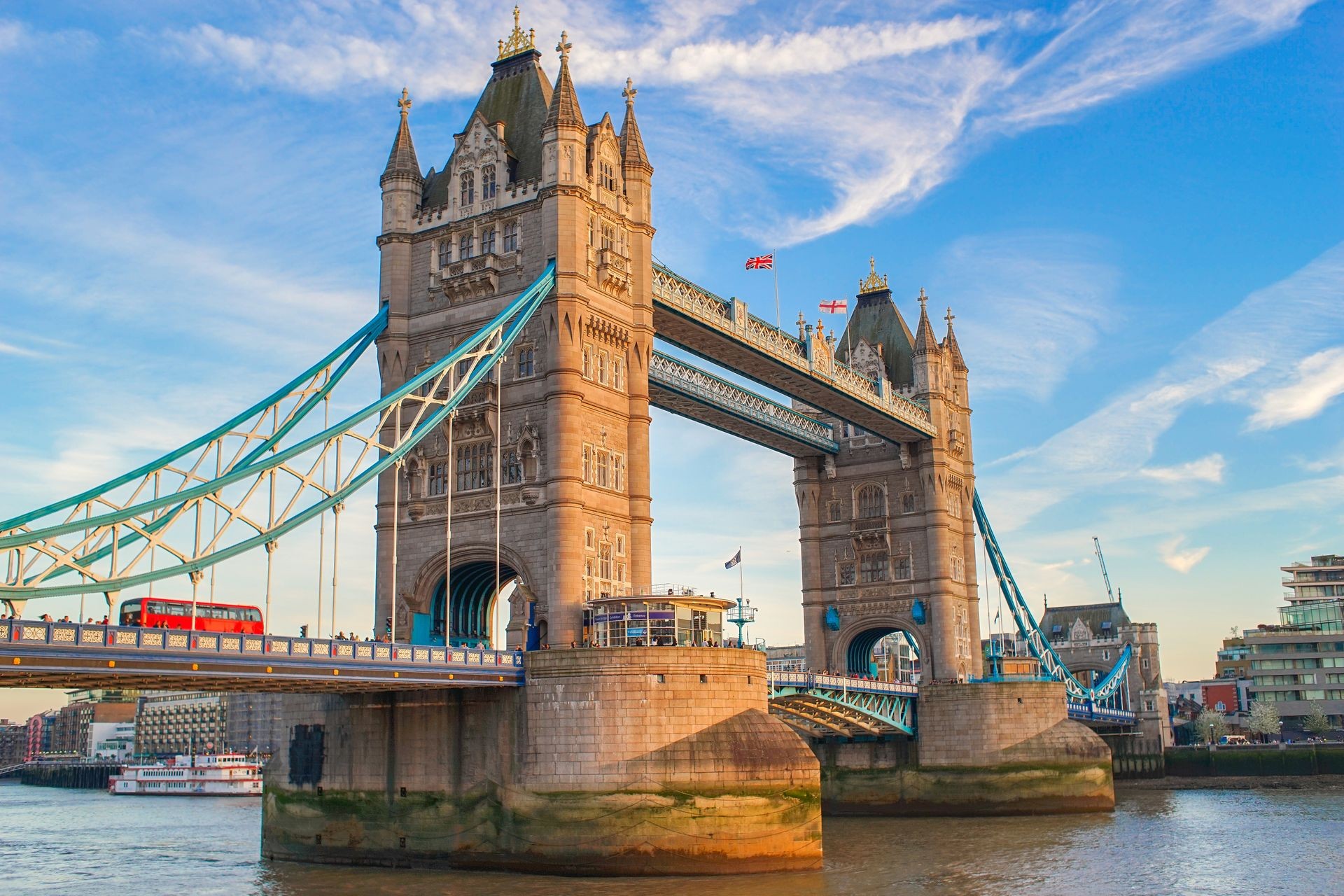 Tower Bridge, London with grain