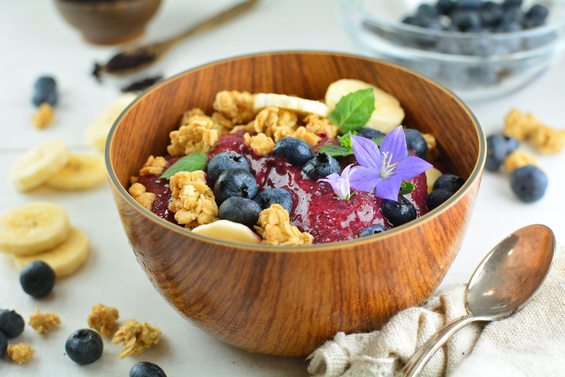 Acai Bowl with Blueberries